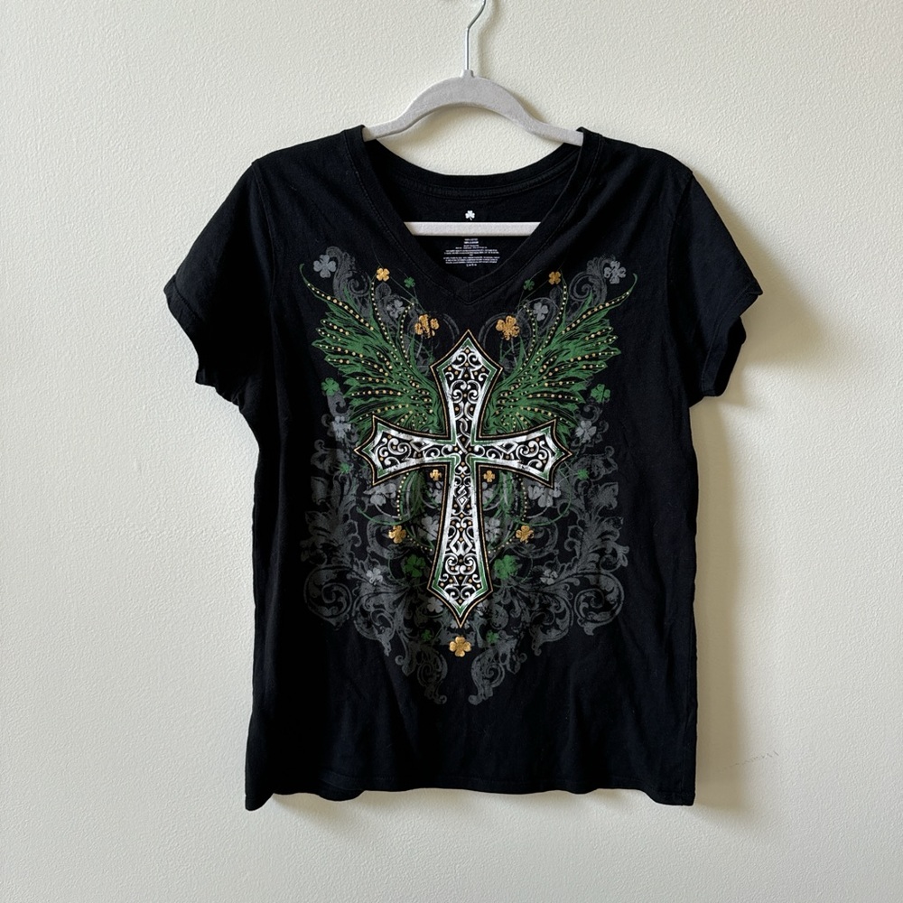 Lucky Brand | Medium | Black Graphic Tee